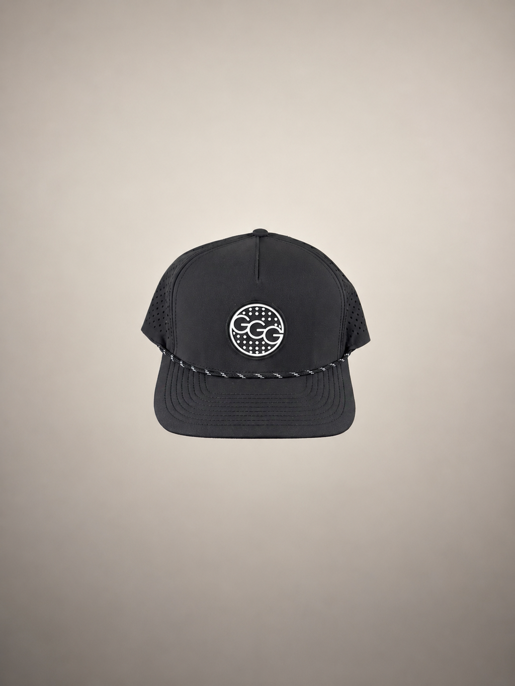 Logo Rope Hat - Black