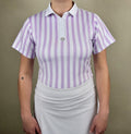 Lavender Stripe Polo